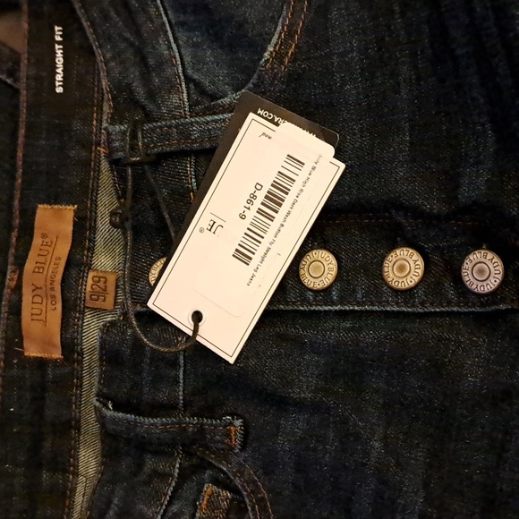 Judy Blue High Rise 5-Button Fly Straight Jeans - Picture 10 of 10